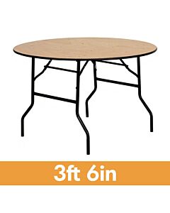 3ft 6in round banqueting table