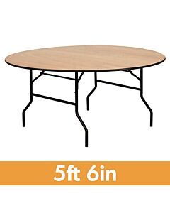 5ft 6in round banqueting table