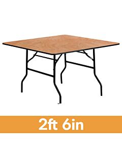 2ft 6in square banqueting table