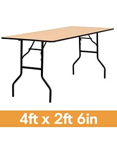 4ft 2ft 6in rectangle banqueting table