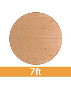 Round Wooden Banqueting Table - 7ft (214cm)