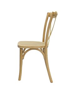Crossback Stacking Chair - Light Oak