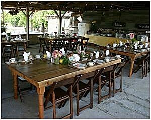 Image of Wedding Chairs at farm