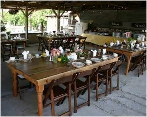 Image of Wedding Chairs at farm